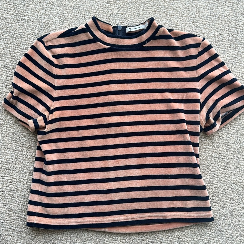 Size Small  Alexander Wang Velvet Mock Neck top